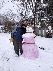 pink snowlady